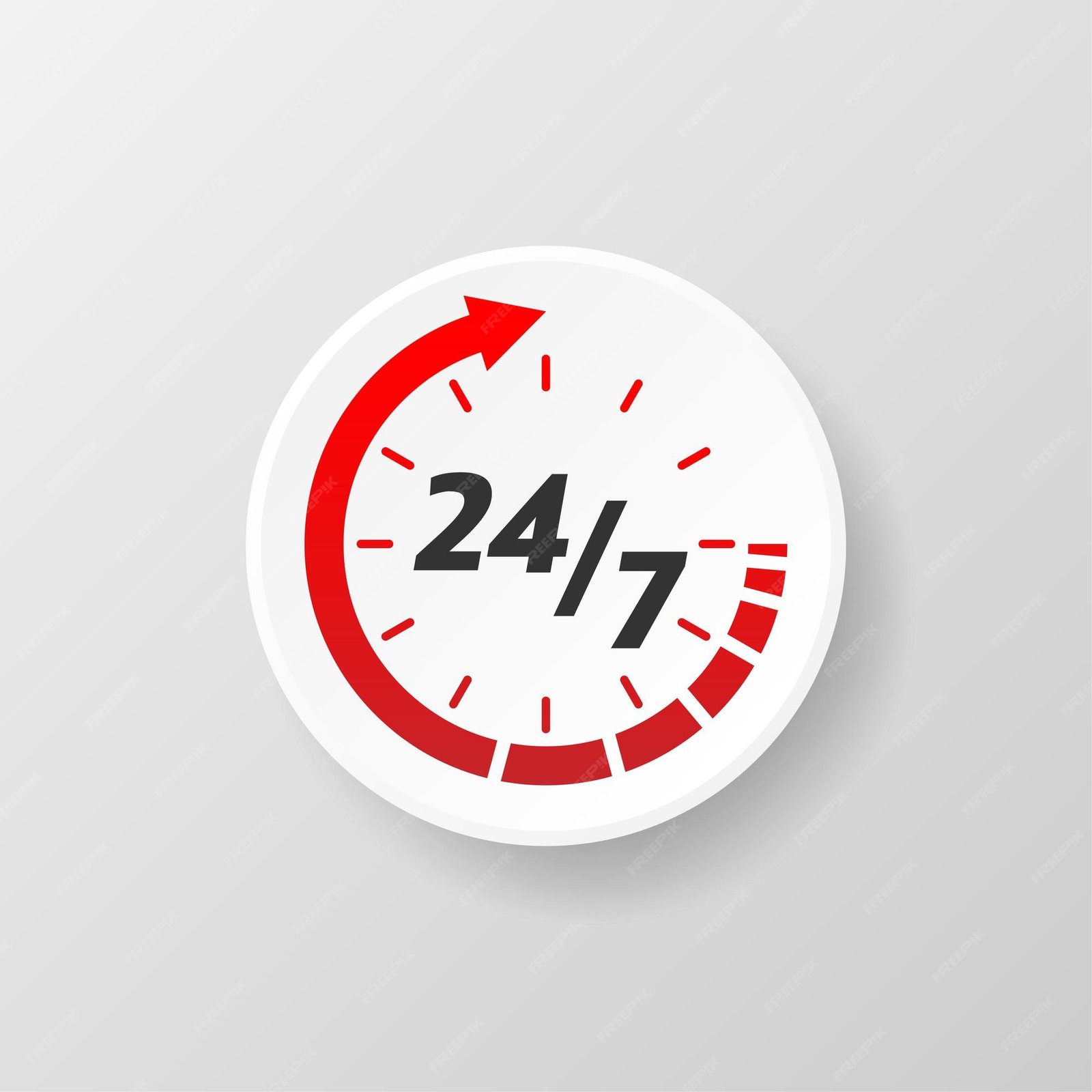 24 7 support abstract style white background customer service online support call center 123447 1208